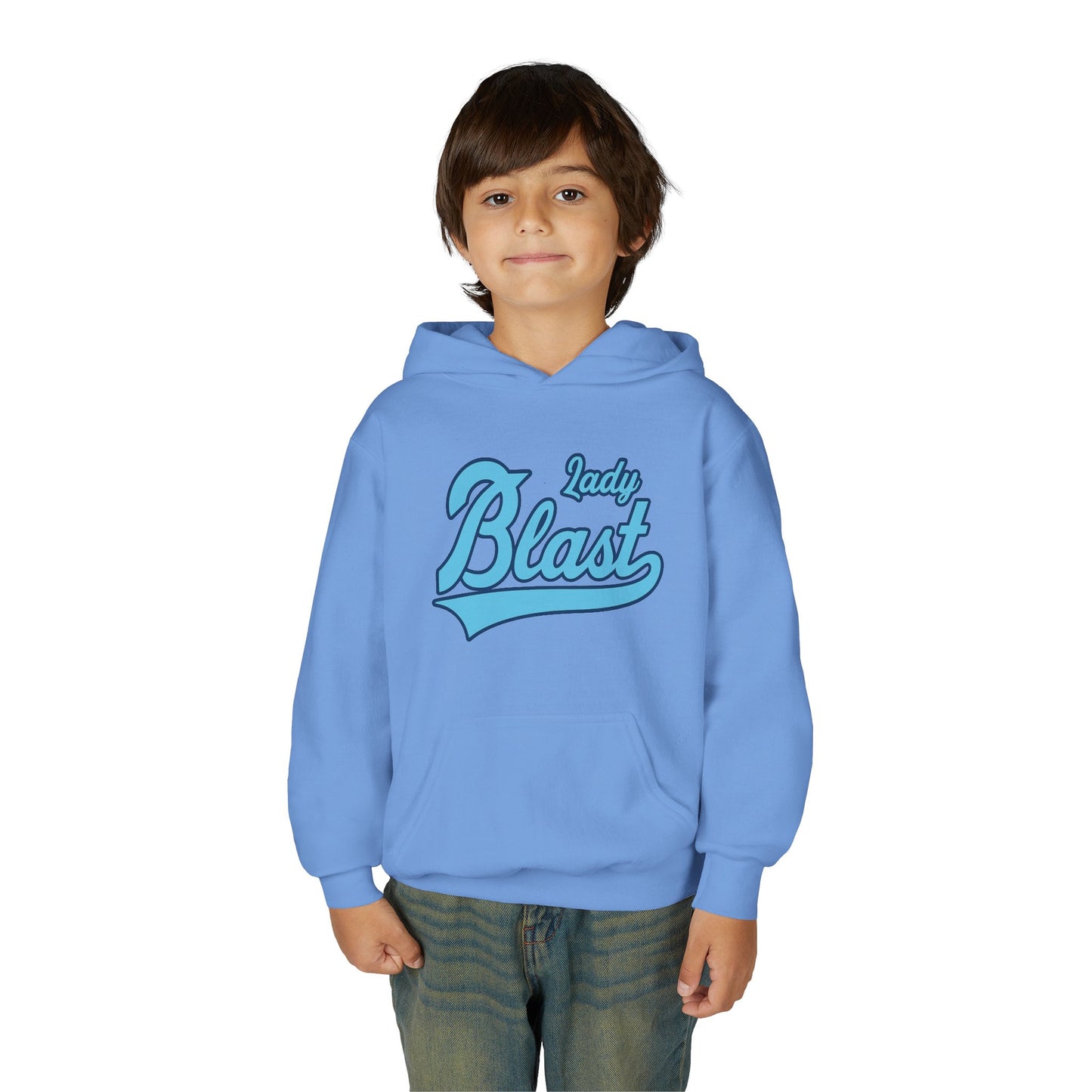 Kids Lady Blast Hoodie, Girls Graphic Pullover Sweatshirt, Children's Printed Hoody, Youth Fashion Jumper, Kid's Urban Streetwear Top
