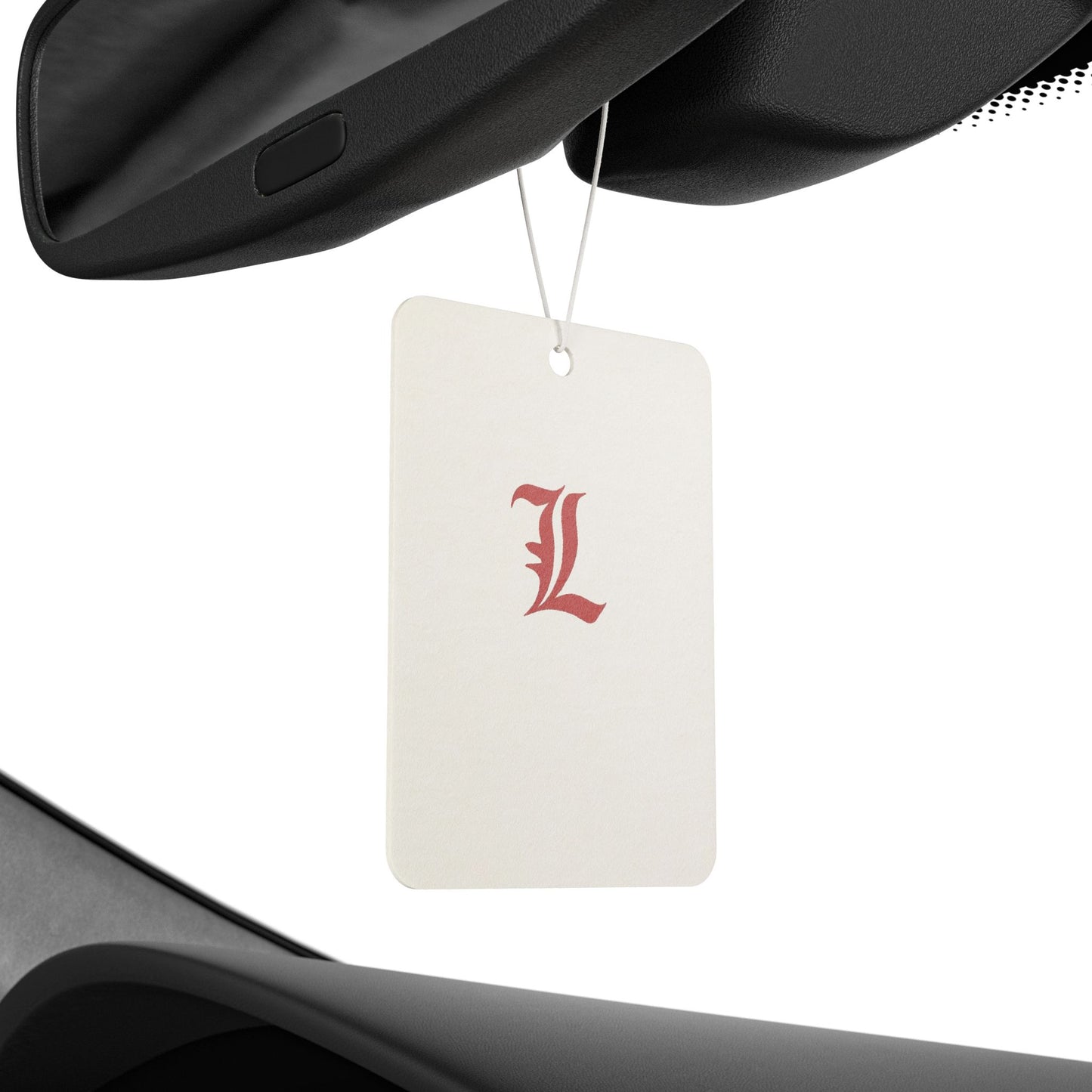 Stylish Car Air Freshener - Red Letter L Charm, Auto Aroma Enhancer, Car Decor Gift, Road Trip Essentials, Personalized Car Accessory