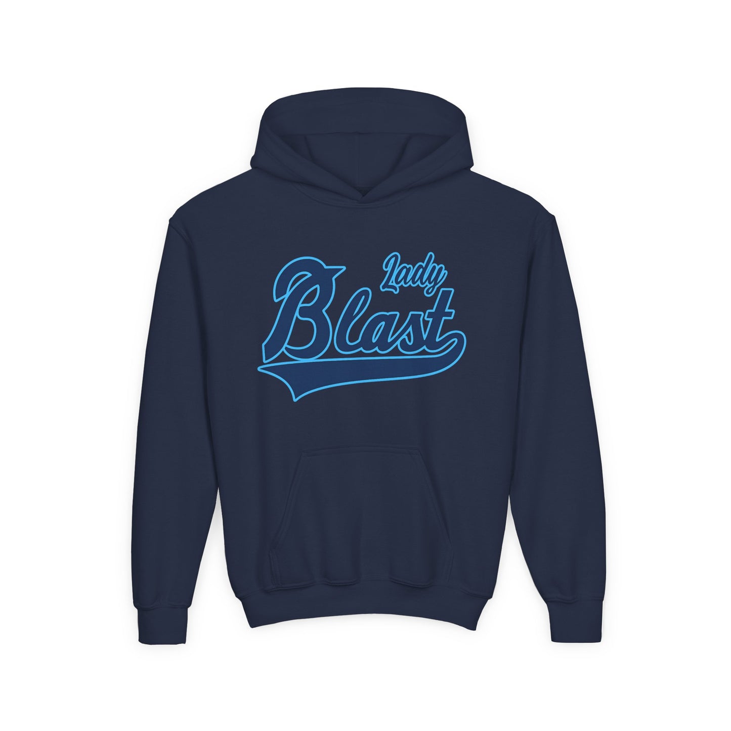 Kids Lady Blast Pull Over Hoody - Youth Heavy Blend Hooded Sweatshirt, Girls Graphic Sweatshirt, Children's Hoodie, Kids Pullover Top, Girl