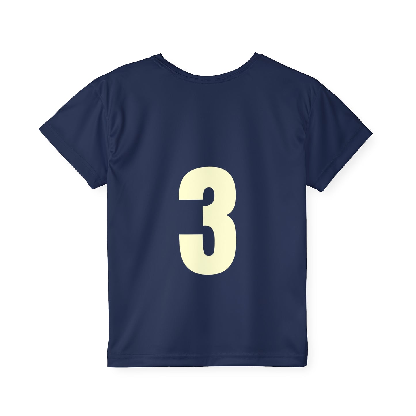 # 3 Kids Sports Jersey, Personalized Jersey, Athletic Tee, Youth Sportswear, Gift for Young Athletes