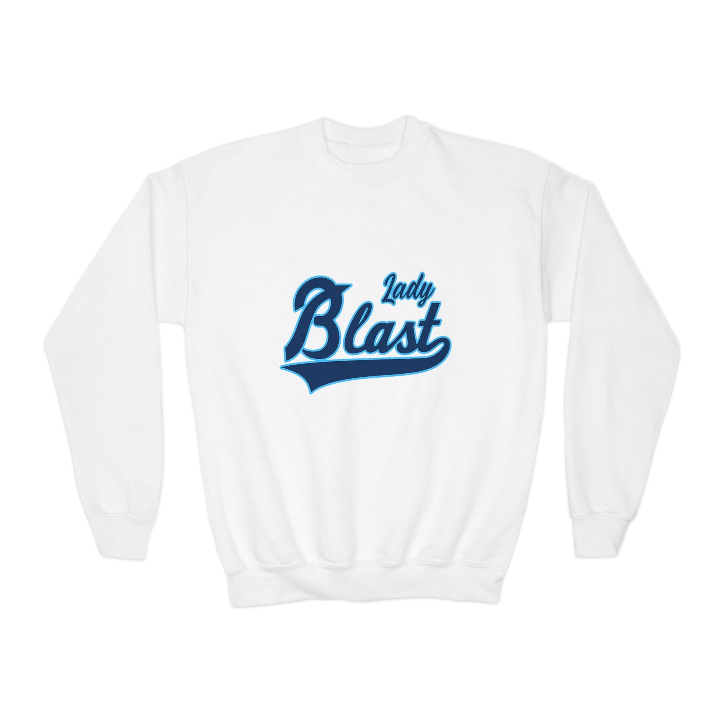 Kids Lady Blast Youth Crewneck Sweatshirt, Girls Pullover Jumper, Children's Fashion Top, Fun Toddler Clothing, Cute Cartoon Graphic Tee
