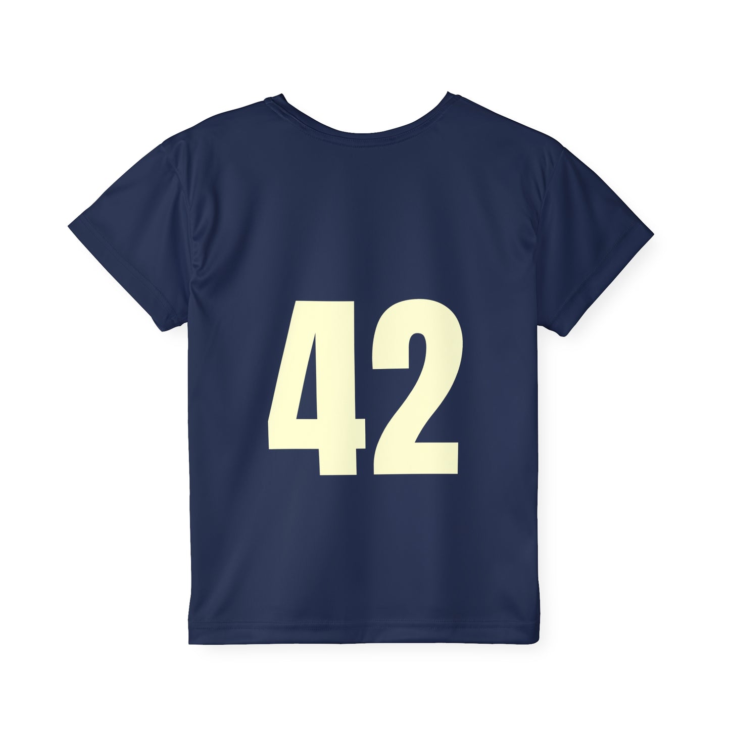 # 42 Kids Sports Jersey, Personalized Jersey, Athletic Tee, Youth Sportswear, Gift for Young Athletes