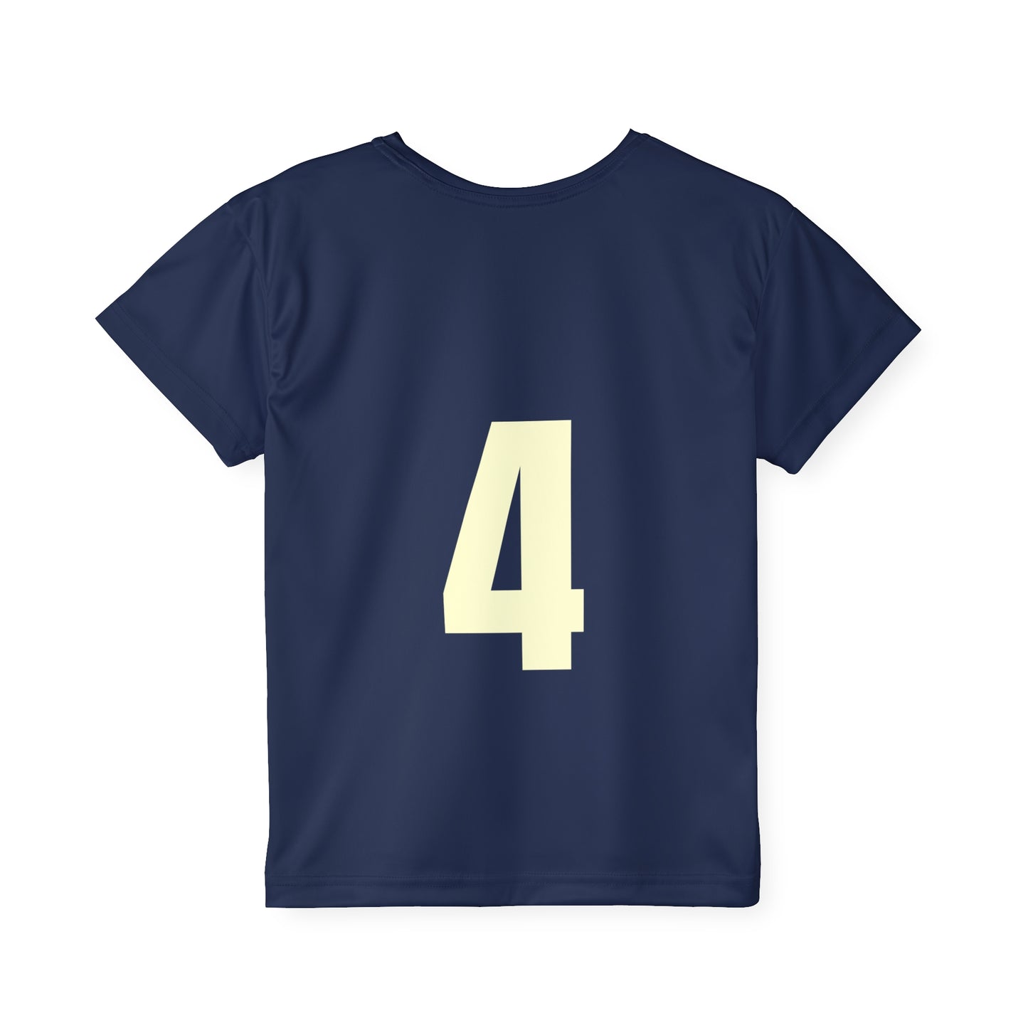 # 4 Kids Sports Jersey, Personalized Jersey, Athletic Tee, Youth Sportswear, Gift for Young Athletes