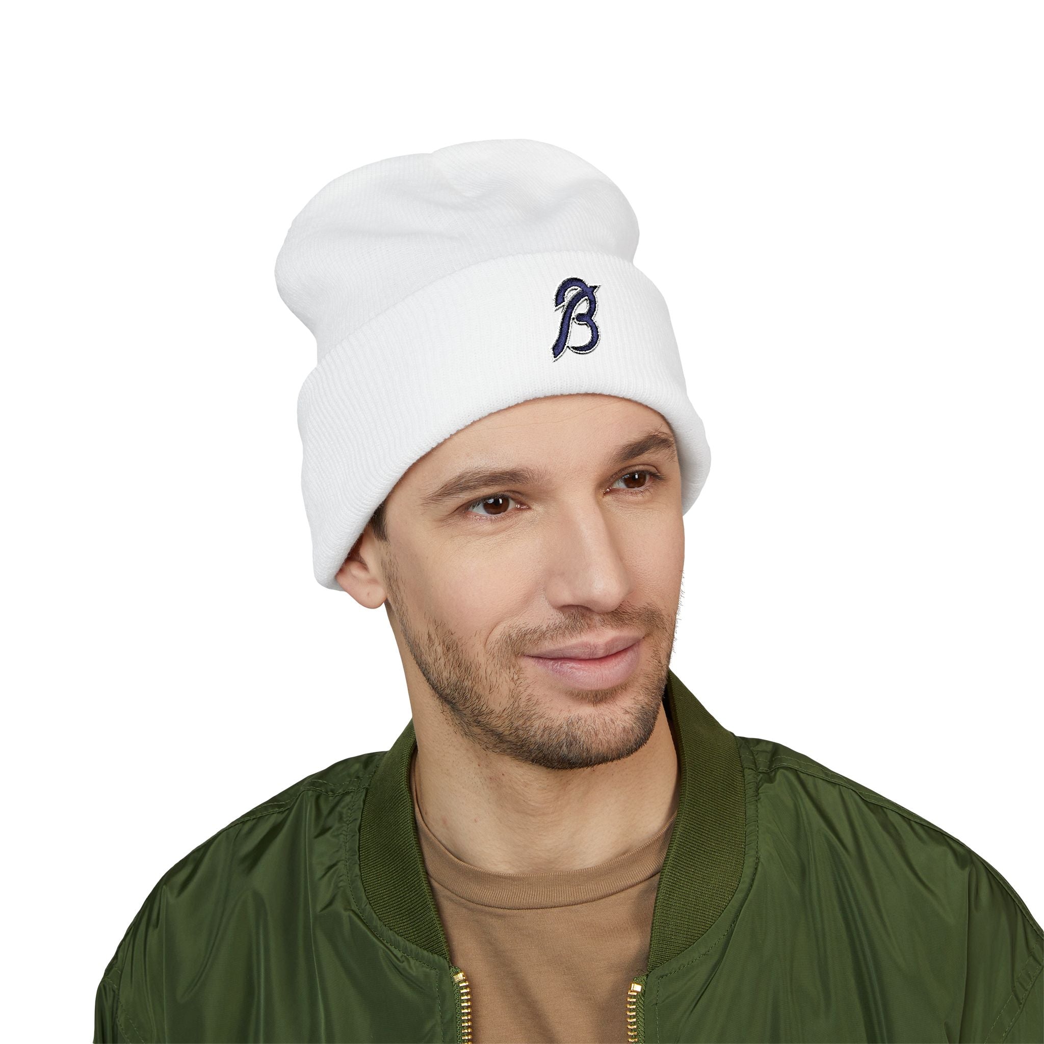 Beanie Hat Blast Embroidered Cuffed Beanie