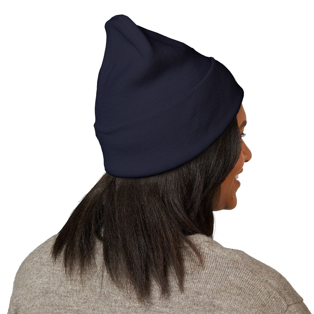 Beanie Hat Navy Blast Embroidery