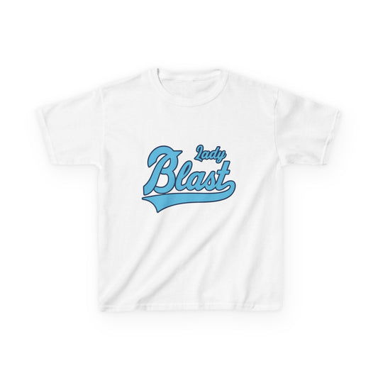 #1 Lady Blast Shirt, Girls Graphic Tee, Children's T-Shirt, Youth Clothing, Fun Summer Top for Kids