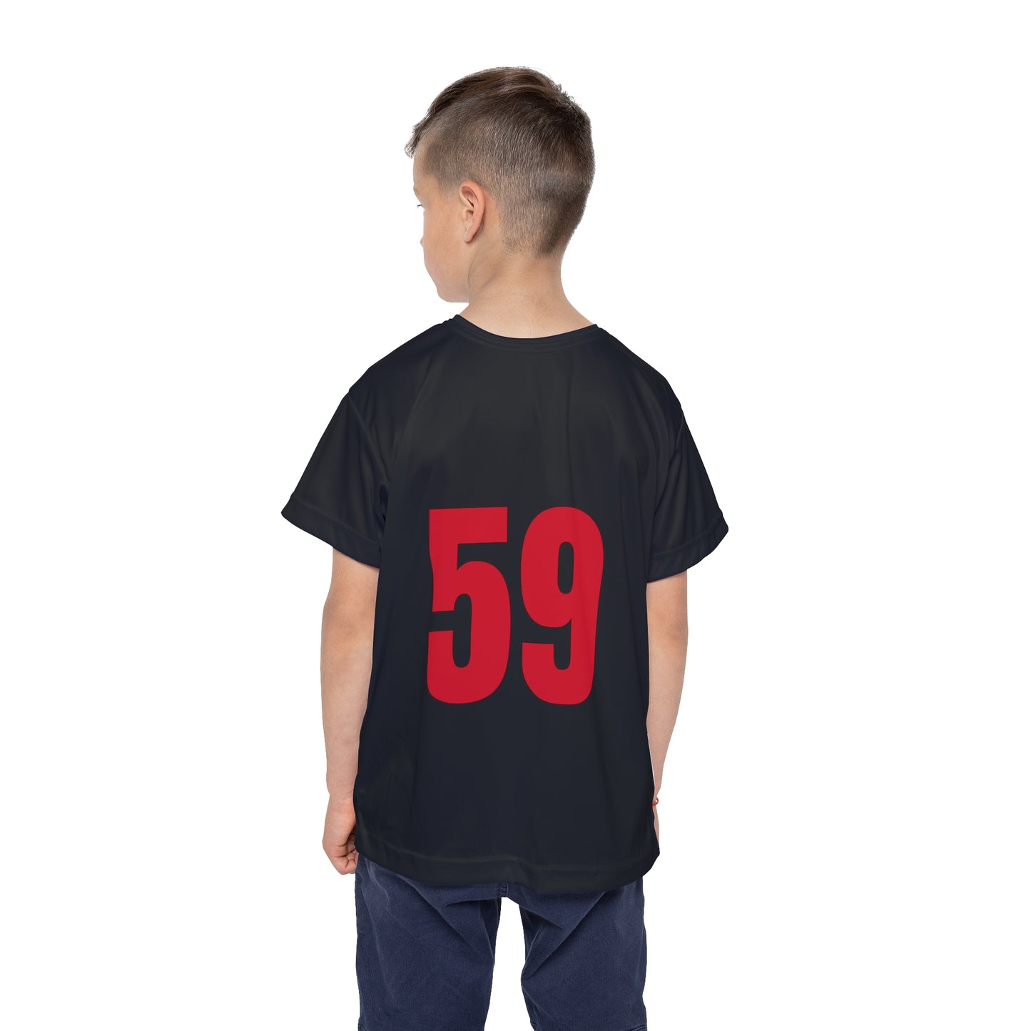 # 59 Kids Sports Jersey, Personalized Jersey, Athletic Tee, Youth Sportswear, Gift for Young Athletes