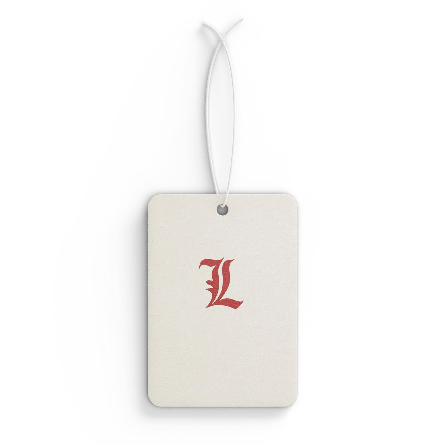 Stylish Car Air Freshener - Red Letter L Charm, Auto Aroma Enhancer, Car Decor Gift, Road Trip Essentials, Personalized Car Accessory