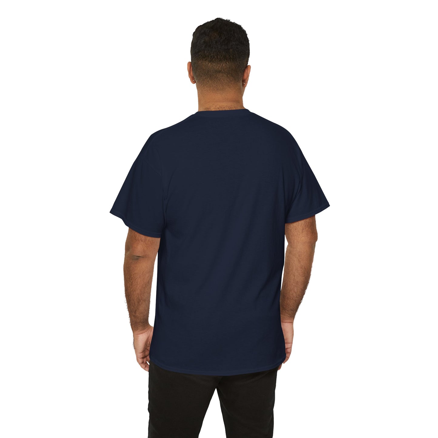 Unisex Cotton Tee with Old English L Design and Custom Number - Men's Fashion Tee