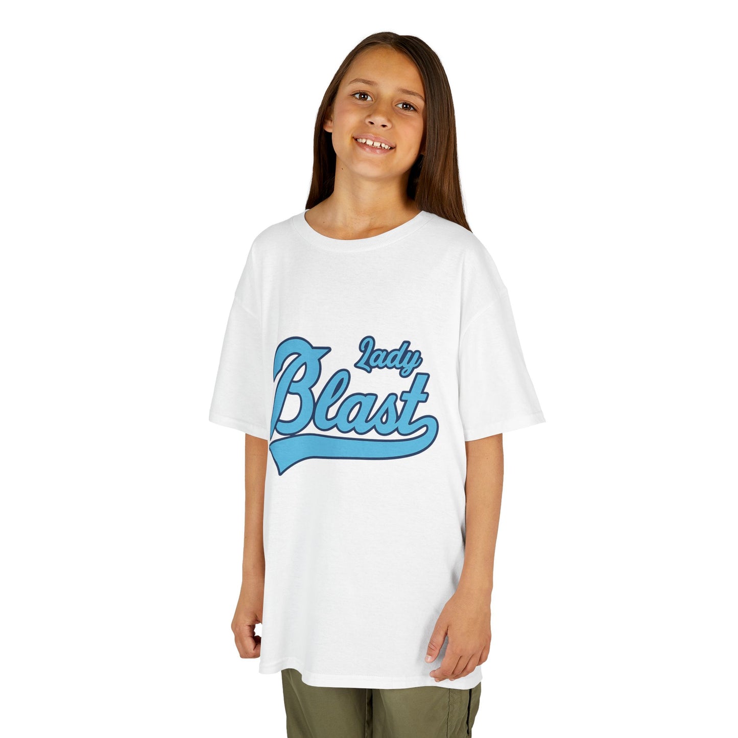 #1 Lady Blast Shirt, Girls Graphic Tee, Children's T-Shirt, Youth Clothing, Fun Summer Top for Kids