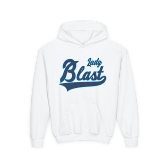 Kids Lady Blast Pull Over Hoody - Youth Heavy Blend Hooded Sweatshirt, Girls Graphic Sweatshirt, Children's Hoodie, Kids Pullover Top, Girl