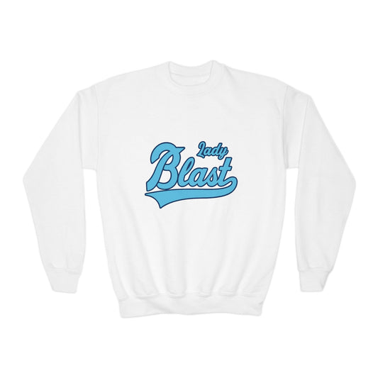 Kids Lady Blast Youth Crewneck Sweatshirt, Girls Pullover Jumper, Children's Graphic Sweater, School Attire, Casual Wear