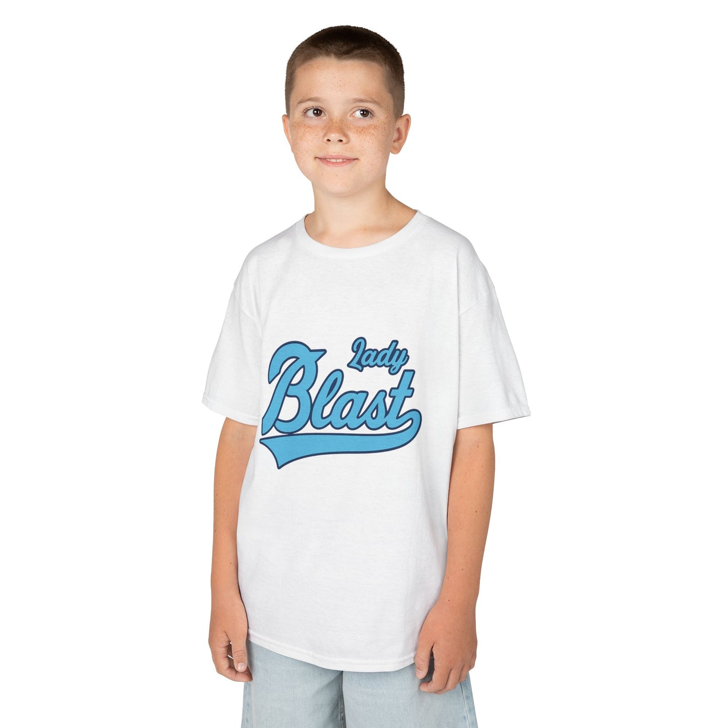 #1 Lady Blast Shirt, Girls Graphic Tee, Children's T-Shirt, Youth Clothing, Fun Summer Top for Kids