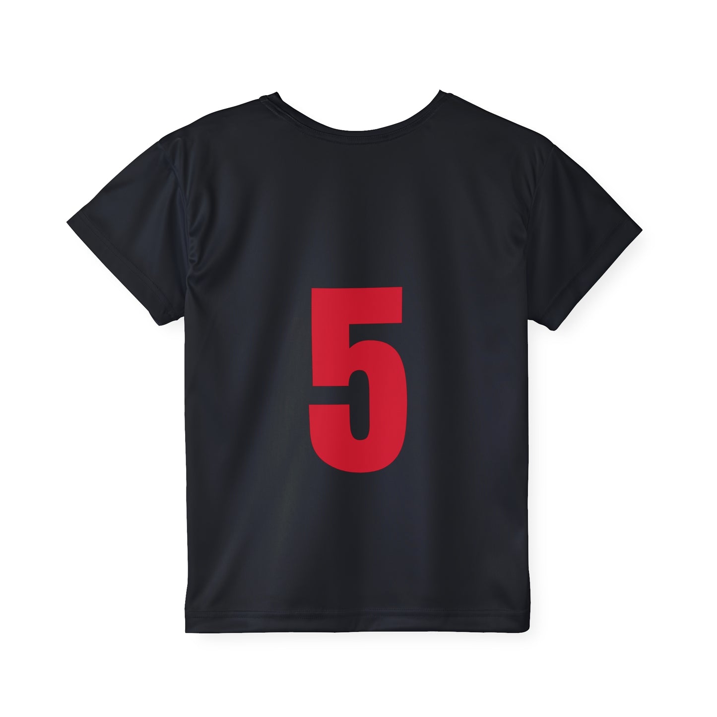 # 5 Kids Sports Jersey, Personalized Jersey, Athletic Tee, Youth Sportswear, Gift for Young Athletes
