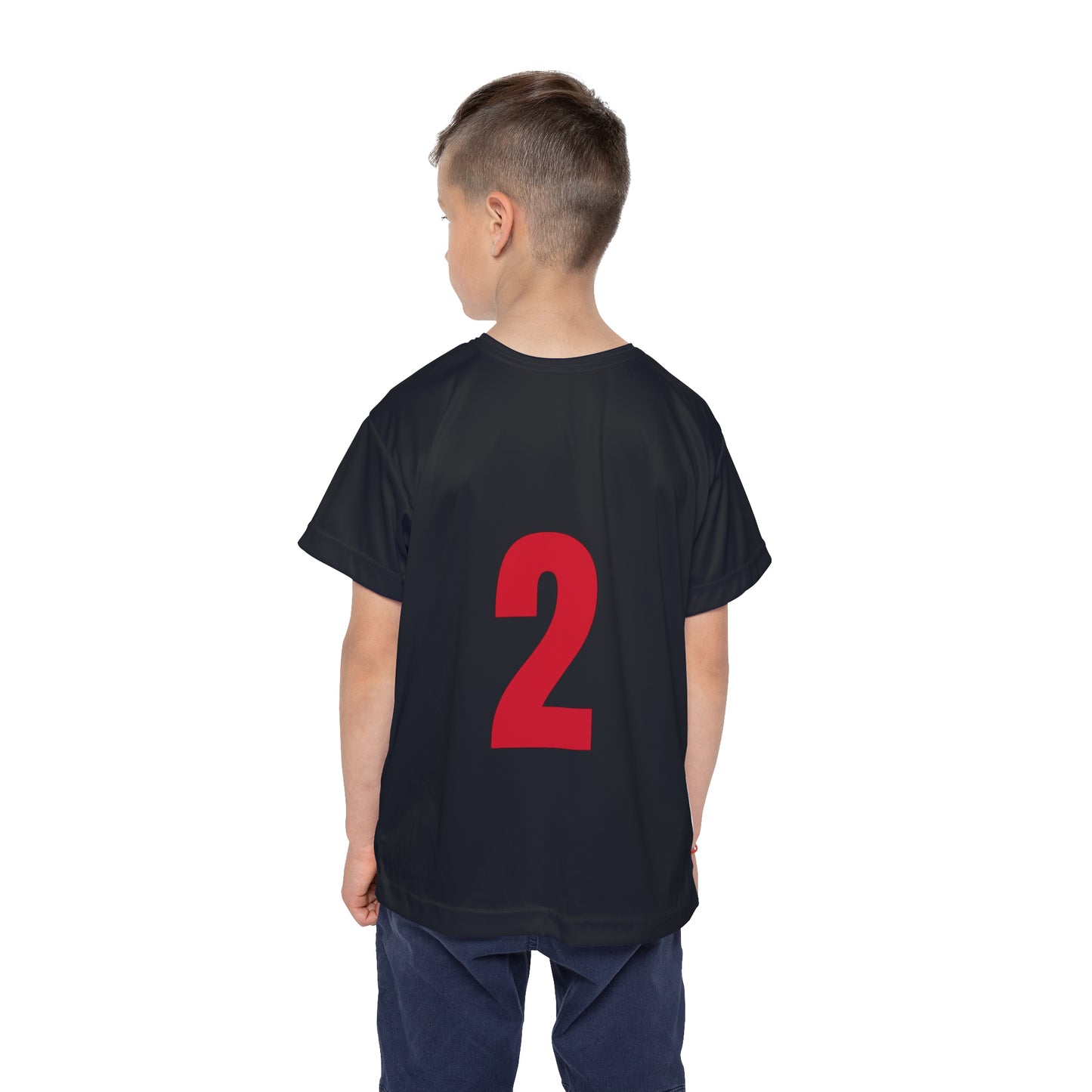 # 2 Kids Sports Jersey, Personalized Jersey, Athletic Tee, Youth Sportswear, Gift for Young Athletes