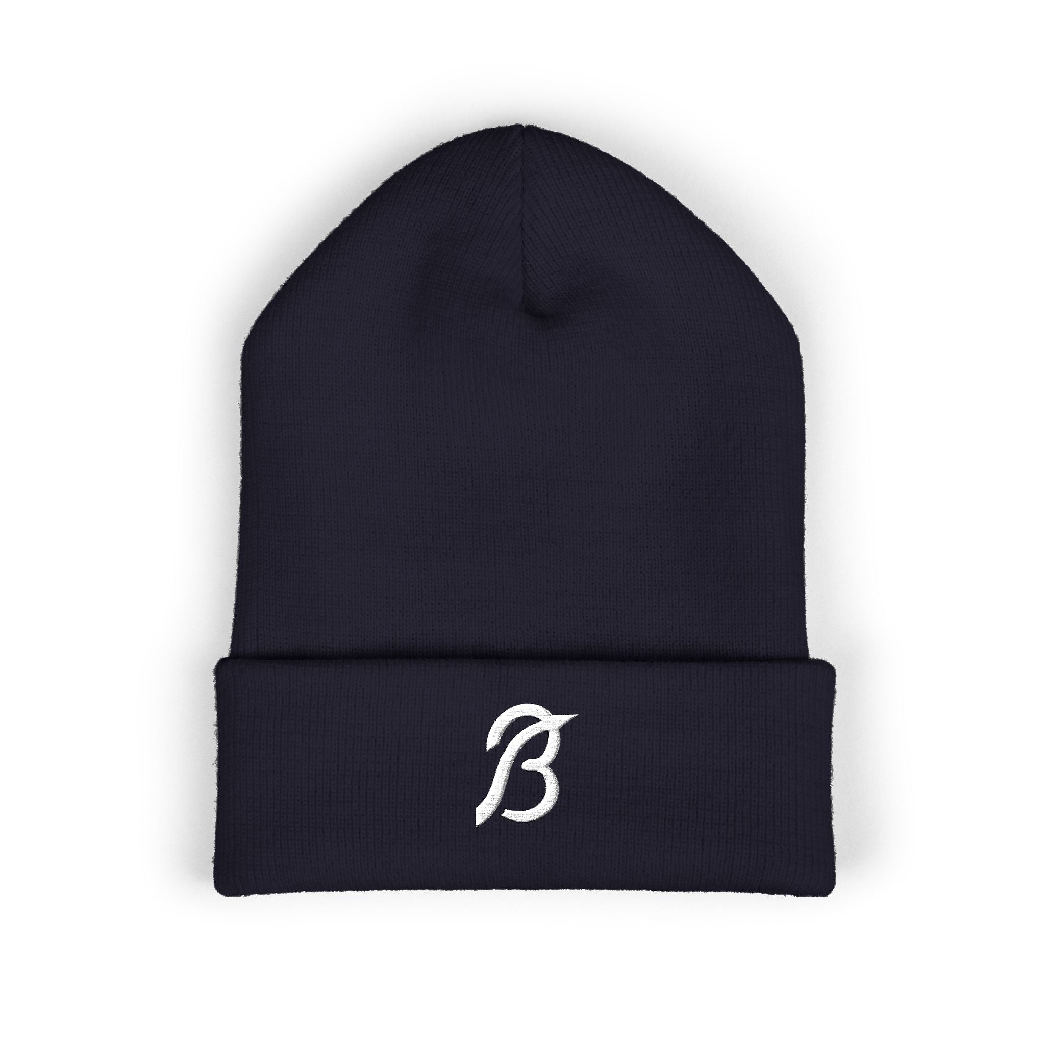 Beanie Hat Navy Blast Embroidery