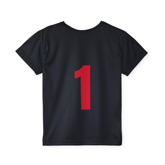 # 1 Kids Sports Jersey, Personalized Jersey, Athletic Tee, Youth Sportswear, Gift for Young Athletes