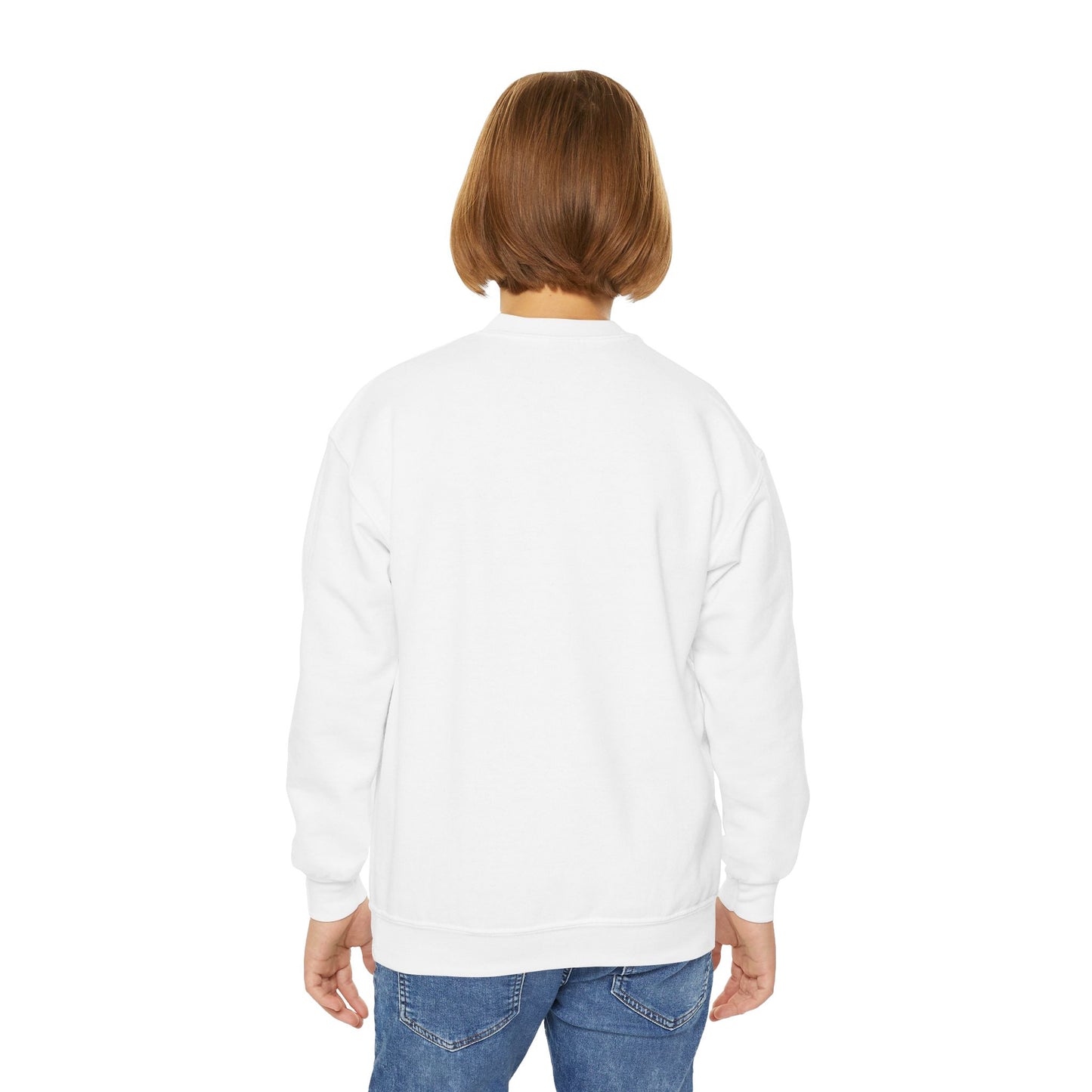 Kids Lady Blast Youth Crewneck Sweatshirt, Girls Pullover Jumper, Children's Fashion Top, Fun Toddler Clothing, Cute Cartoon Graphic Tee